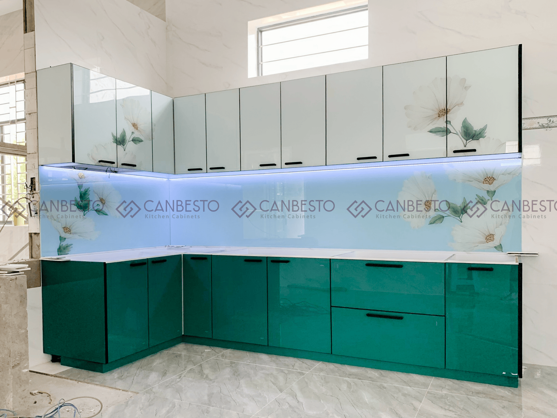 Canbesto: Tủ bếp nhôm kính, thiết kế nội thất tại Biên Hòa - Đồng Nai.